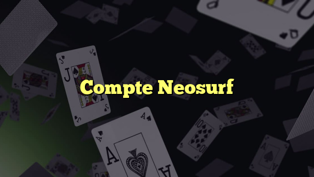 Compte Neosurf